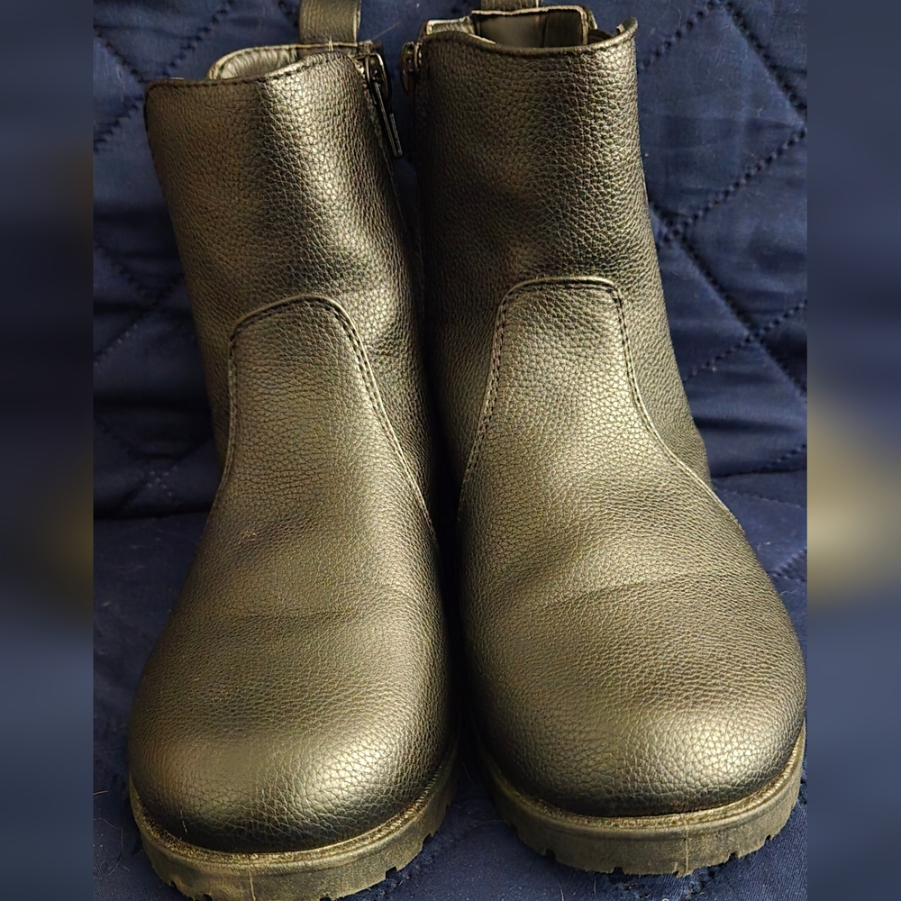 Mudd Black Faux Leather Boots